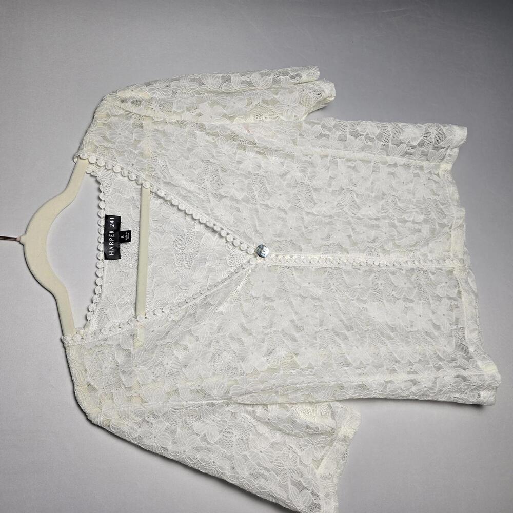 White Lace Cardigan – Harper 241, S